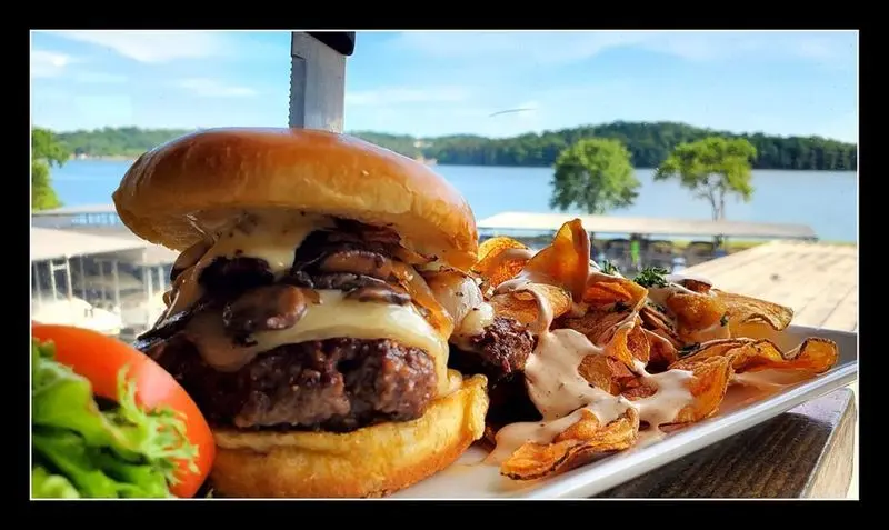 Mushroom Swiss Burger